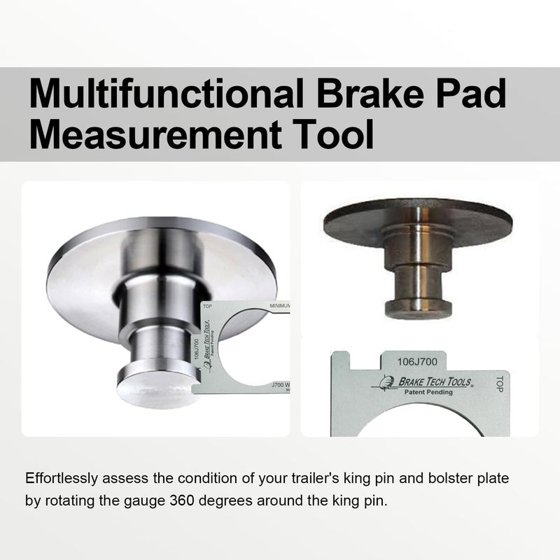 Brake Tech Tools Made in America Brake Tech Tools Fifth Wheel King Pin Gauge - Image 2